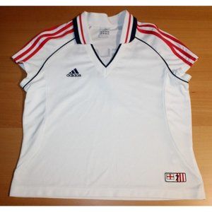 England National Football #7 Jersey Shirt Youth Girls Large adidas Soccer White